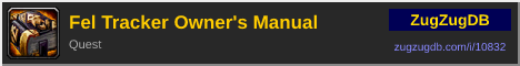 Fel Tracker Owner's Manual: forum signature banner