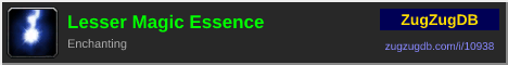 Lesser Magic Essence: forum signature banner