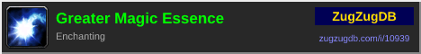 Greater Magic Essence: forum signature banner