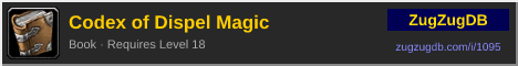 Codex of Dispel Magic: forum signature banner