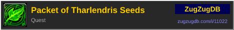 Packet of Tharlendris Seeds: forum signature banner