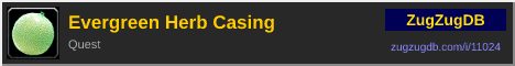 Evergreen Herb Casing: forum signature banner
