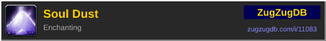 Soul Dust: forum signature banner