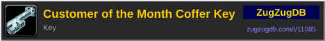 Customer of the Month Coffer Key: forum signature banner