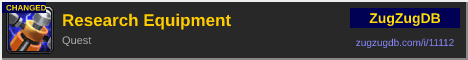 Research Equipment: forum signature banner