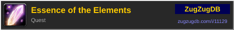 Essence of the Elements: forum signature banner