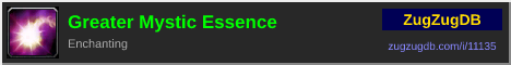 Greater Mystic Essence: forum signature banner