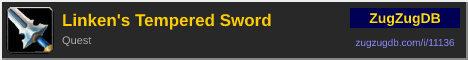 Linken's Tempered Sword: forum signature banner