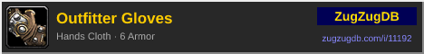 Outfitter Gloves: forum signature banner