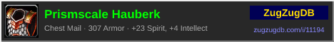 Prismscale Hauberk: forum signature banner