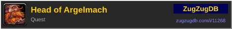 Head of Argelmach: forum signature banner
