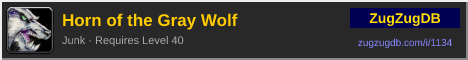 Horn of the Gray Wolf: forum signature banner