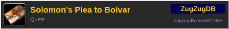 Solomon's Plea to Bolvar: forum signature banner