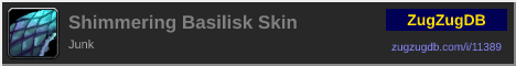 Shimmering Basilisk Skin: forum signature banner