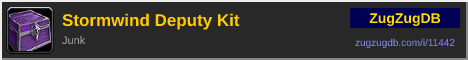 Stormwind Deputy Kit: forum signature banner