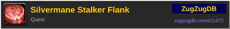 Silvermane Stalker Flank: forum signature banner