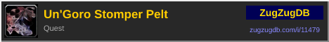 Un'Goro Stomper Pelt: forum signature banner