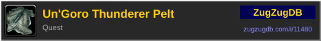 Un'Goro Thunderer Pelt: forum signature banner