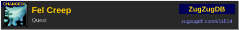 Fel Creep: forum signature banner