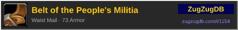Belt of the People's Militia: forum signature banner