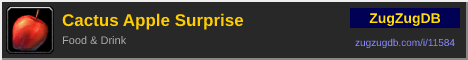 Cactus Apple Surprise: forum signature banner