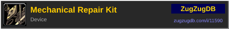 Mechanical Repair Kit: forum signature banner