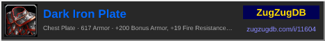 Dark Iron Plate: forum signature banner