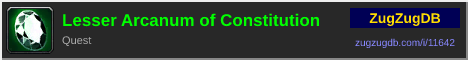 Lesser Arcanum of Constitution: forum signature banner