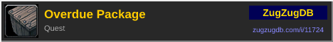 Overdue Package: forum signature banner