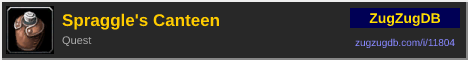 Spraggle's Canteen: forum signature banner
