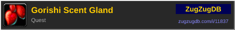 Gorishi Scent Gland: forum signature banner