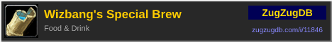 Wizbang's Special Brew: forum signature banner