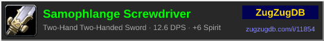 Samophlange Screwdriver: forum signature banner