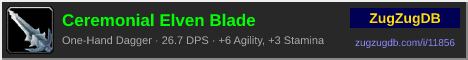 Ceremonial Elven Blade: forum signature banner