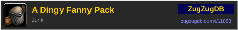 A Dingy Fanny Pack: forum signature banner