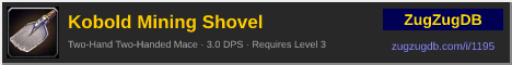 Kobold Mining Shovel: forum signature banner