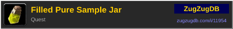 Filled Pure Sample Jar: forum signature banner