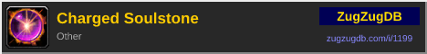 Charged Soulstone: forum signature banner