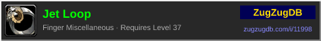 Jet Loop: forum signature banner