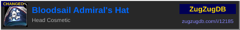 Bloodsail Admiral's Hat: forum signature banner