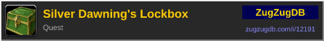 Silver Dawning's Lockbox: forum signature banner