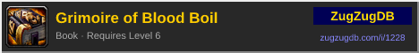 Grimoire of Blood Boil: forum signature banner