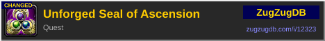 Unforged Seal of Ascension: forum signature banner
