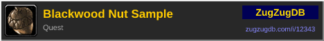Blackwood Nut Sample: forum signature banner