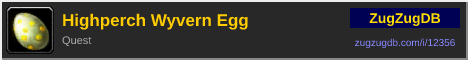 Highperch Wyvern Egg: forum signature banner