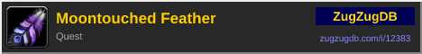Moontouched Feather: forum signature banner