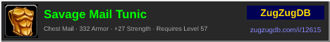 Savage Mail Tunic: forum signature banner