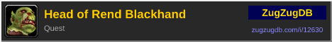 Head of Rend Blackhand: forum signature banner