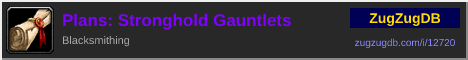 Plans: Stronghold Gauntlets: forum signature banner