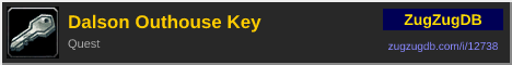 Dalson Outhouse Key: forum signature banner